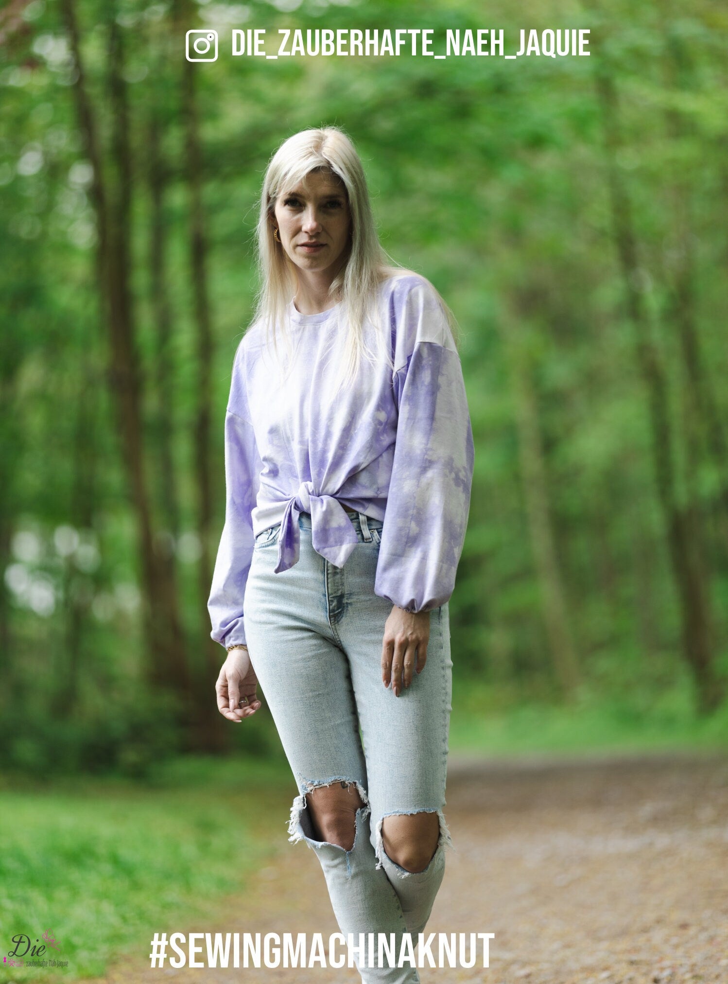 Sewingmachina Knut Shirt Schnittmuster Oversize Knoten PDF