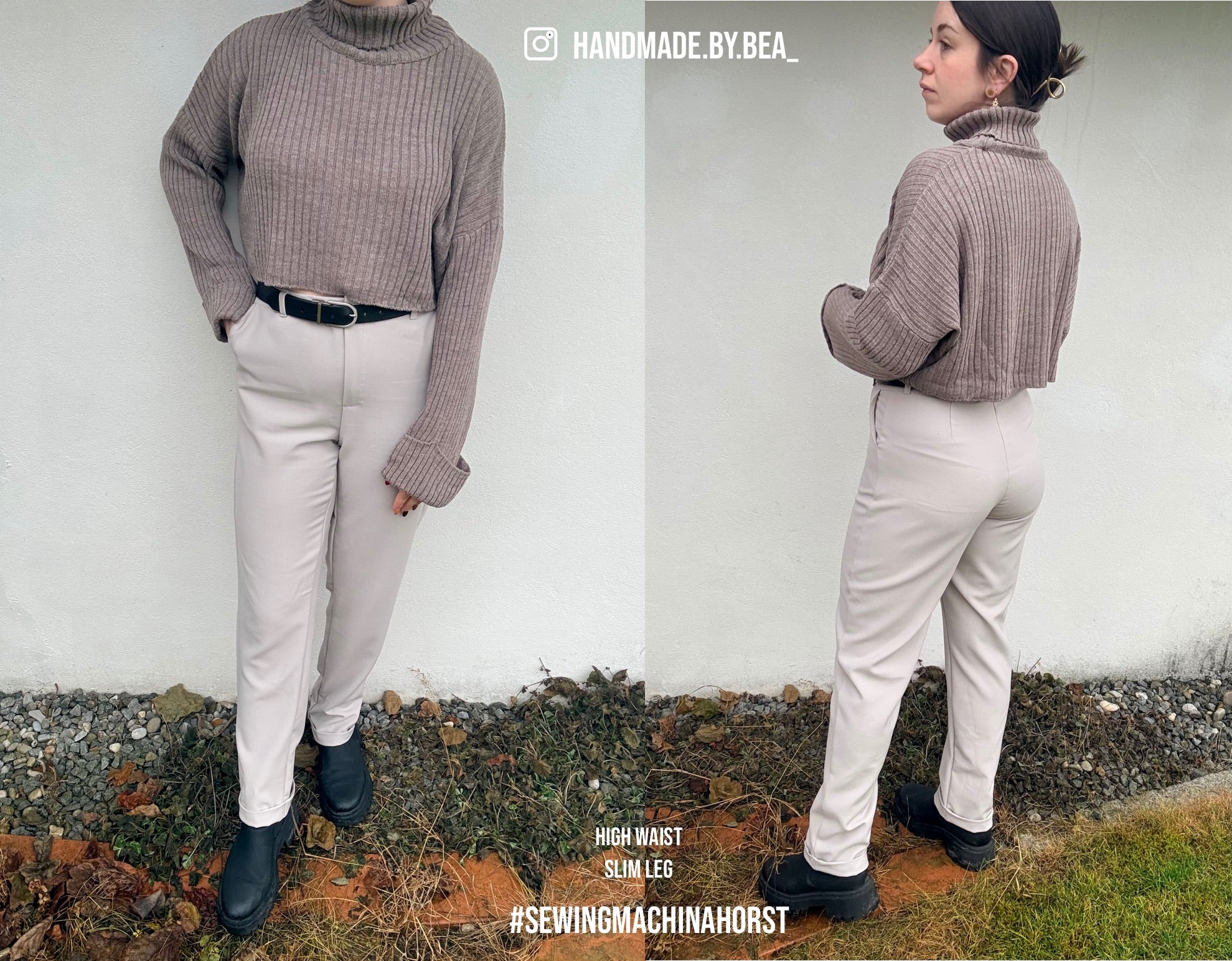 Sewingmachina Horst Hose Schnittmuster weit mit Formbund