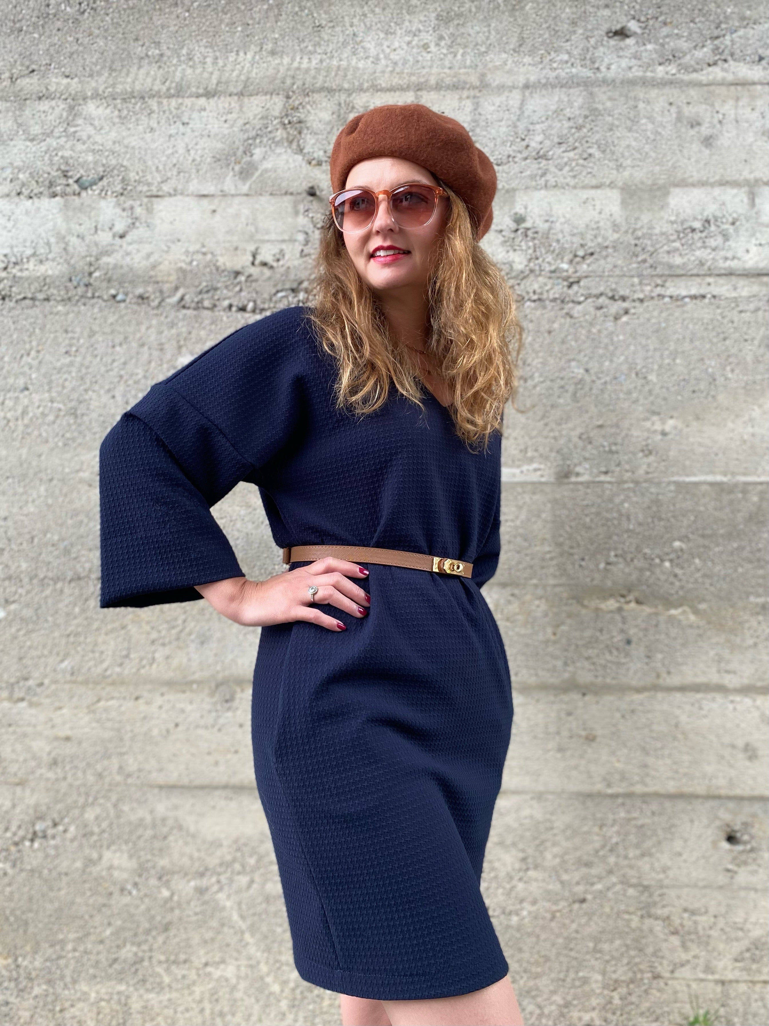 Sew4me TARA Kleid Schnittmuster Gr. 34-56 PDF Maschenware