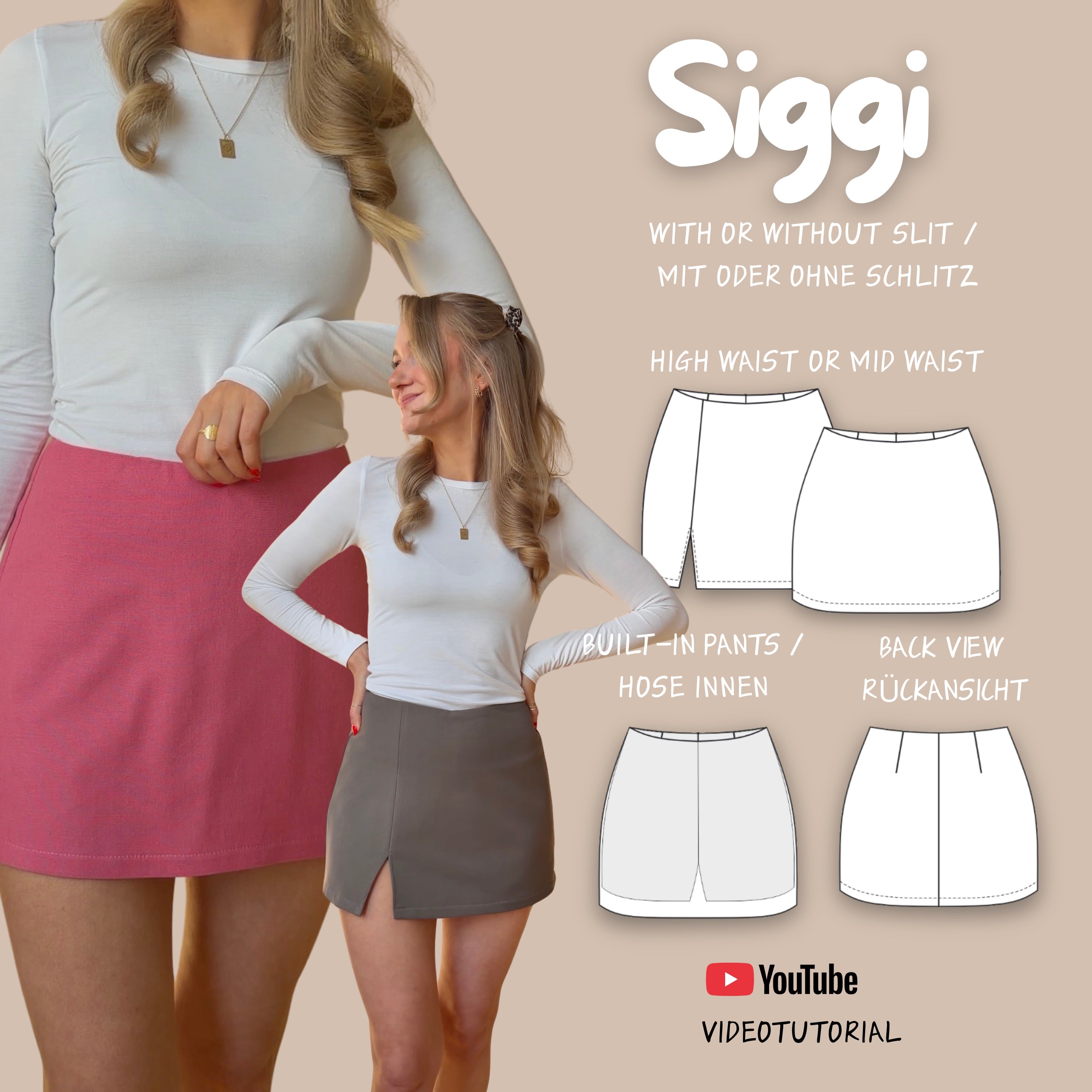 Sewingmachina Summer Capsule Schnittmuster Bundle 7-teilig Sommer