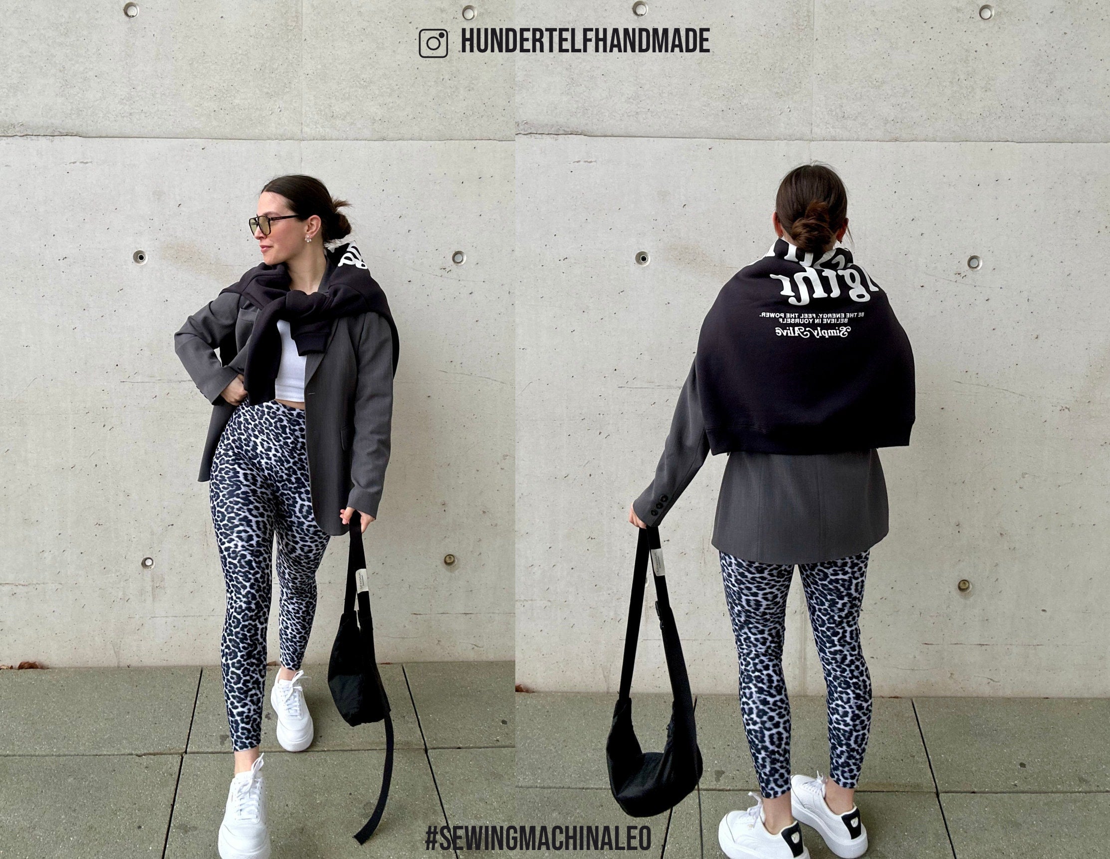 Sewingmachina Leo Leggings Schnittmuster PDF High-Waist 3 Längen
