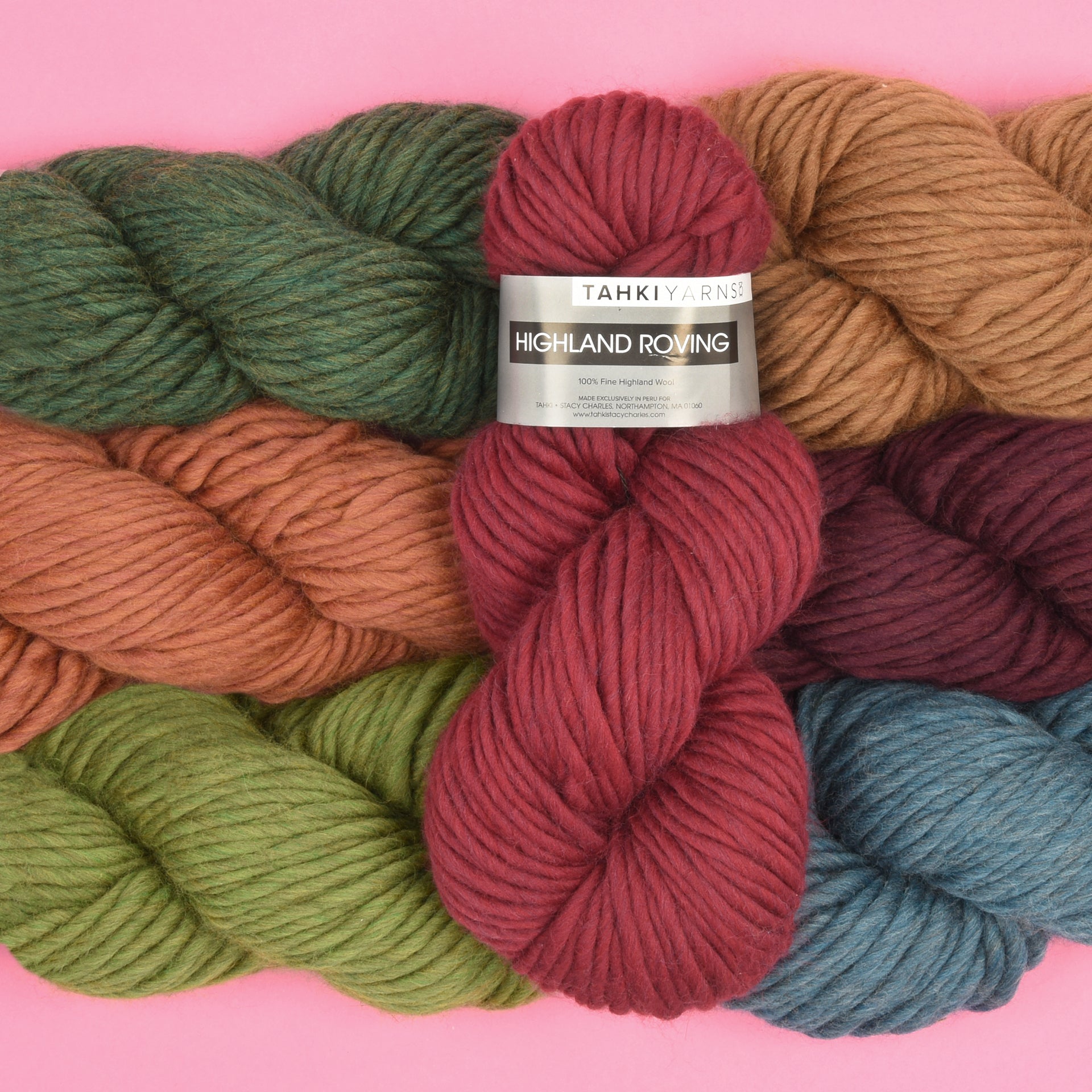 Tahki Highland Roving Strickgarn Natural 1 Dochtwolle